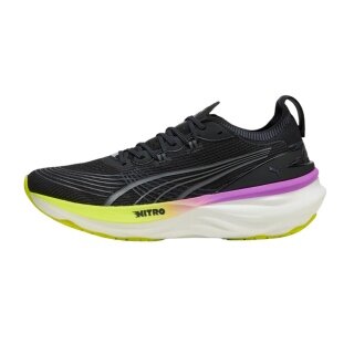 Puma ForeverRun Nitro 2 Running Shoes (Cushioning) black/magenta men's