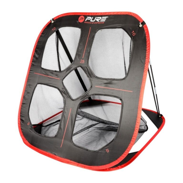 Pure2Improve Golf Training Rebounder Chipping Net black/red 88x82x80cm