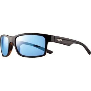 REVO Crawler Sunglasses Polarised Photochromic (Lens Colour: Blue Water Photo) matte black - 1 pair of glasses