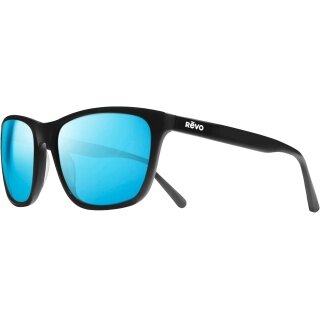 REVO Grand Sixties Limited Polarised Sunglasses (Lens Colour: H2O Blue) matte black - 1 pair of sunglasses