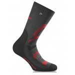 Rohner Trekking Socks Hiking anthracite/red Men - 1 Pair