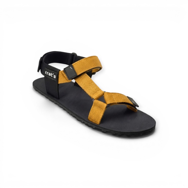 RRAT'S Sandal T-Minimal black/yellow