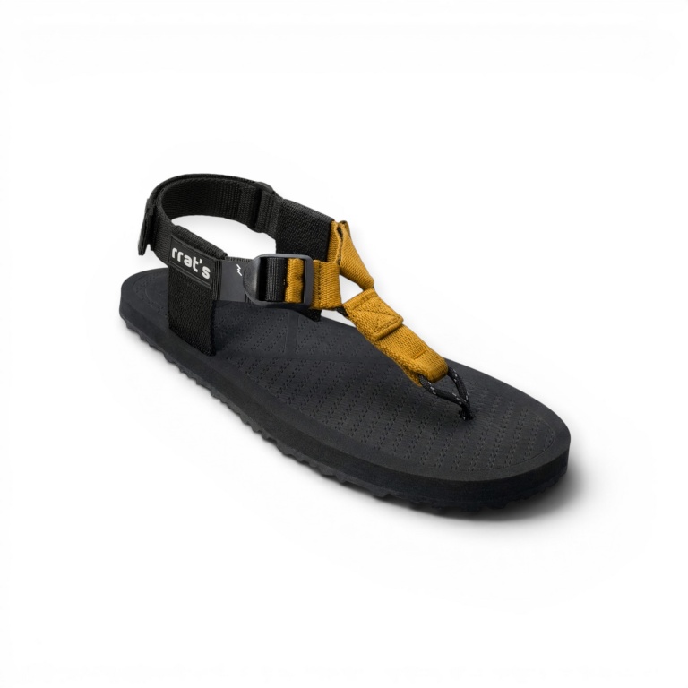 RRAT'S Sandal Y-Gravel black/yellow