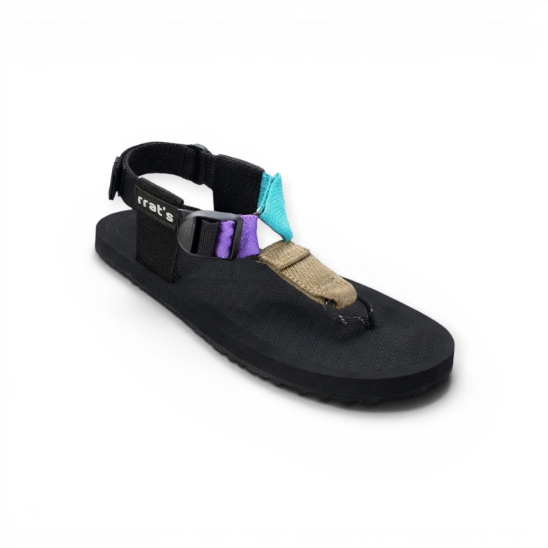 RRAT'S Sandal Y-Gravel black/multicoloured