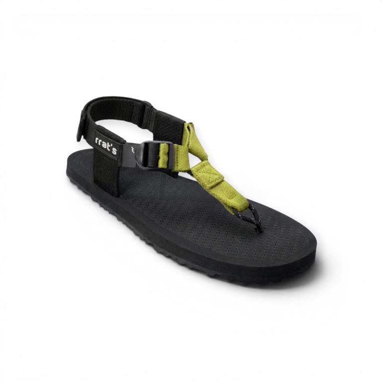RRAT'S Sandal Y-Gravel black/mustard yellow