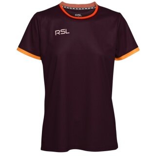 RSL Sport Shirt Draco (100% Polyester, breathable) wine red ladies