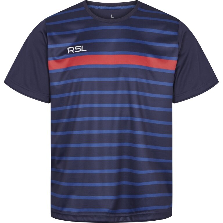 RSL Sport T-shirt Exo (comfortable fit, quick-drying) blue/red Men