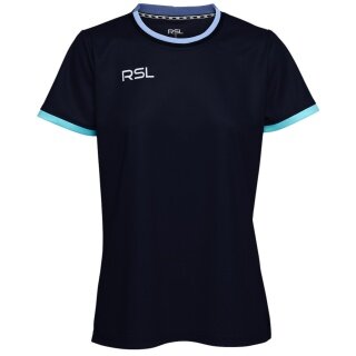 RSL Sport Shirt Vela (100% Polyester, breathable) navy blue ladies