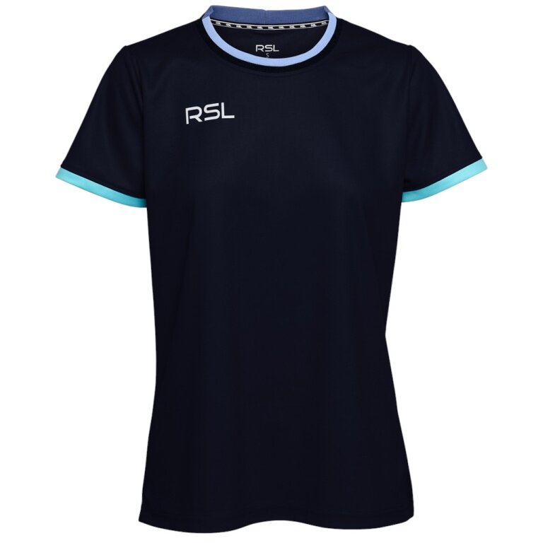 RSL Sport Shirt Vela (100% Polyester, breathable) navy blue ladies