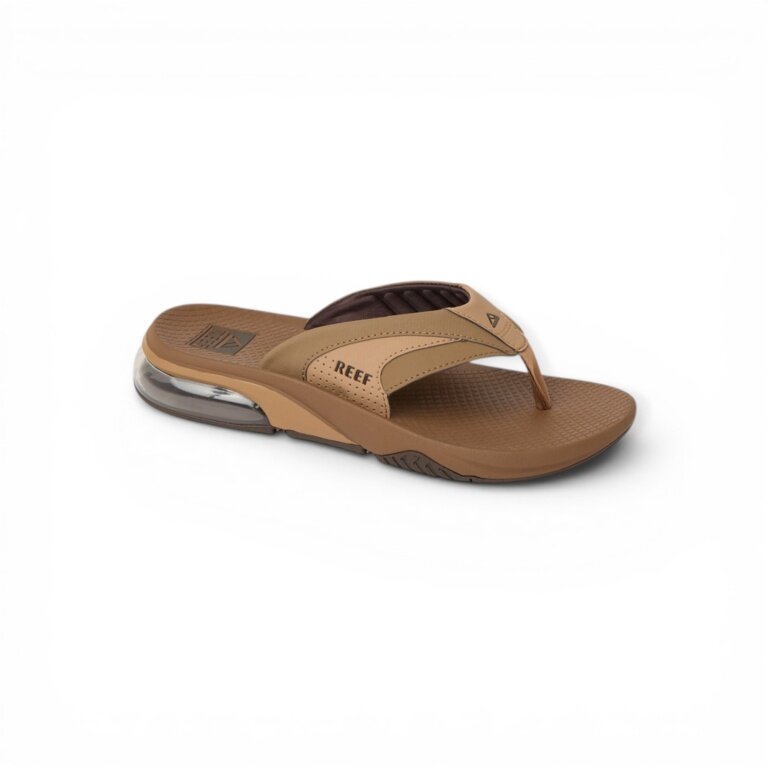 Reef Fanning flip-flops (integrated bottle opener) tobacco brown men's
