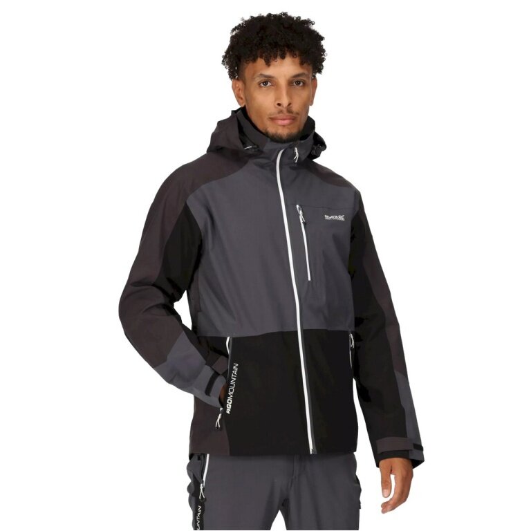 Regatta Rain Jacket Bosfield (waterproof, breathable) grey/black Men