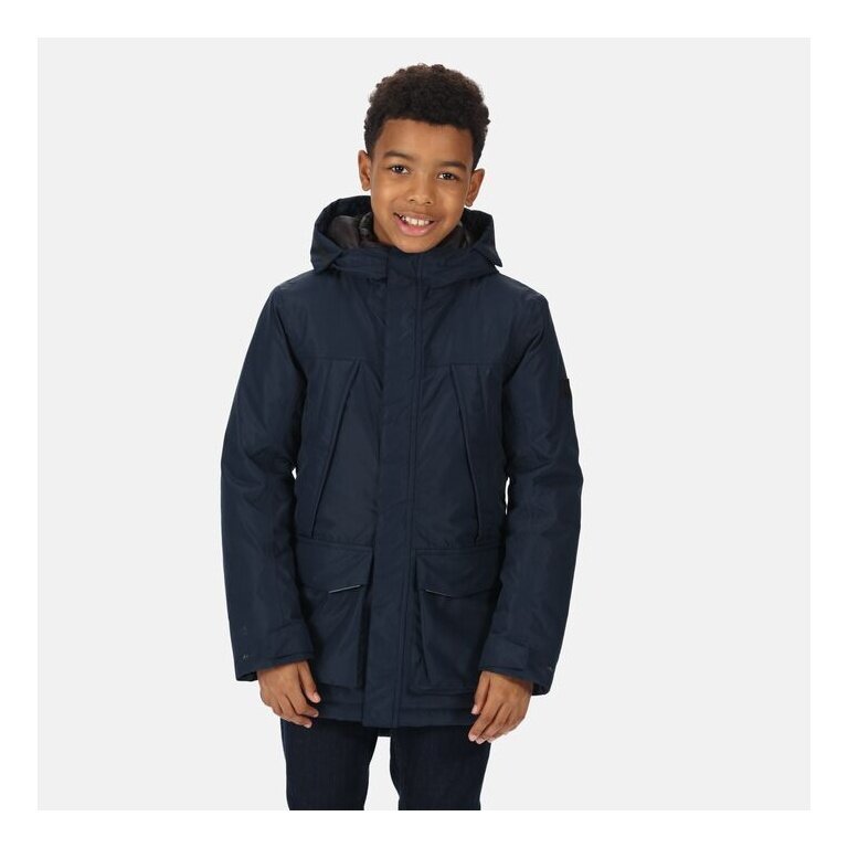 Regatta Paddrick Parka (warm and waterproof) navy blue children’s jacket