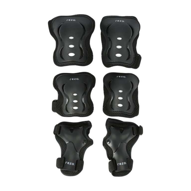 Rezo Protective Gear Daewon Kids Protectors (Knee Pads, Elbow Pads, Wrist Guards) - Children's 3-Piece Set