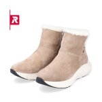 Rieker Winter Boots 42170-64 Suede (Boots with side zipper and lining) beige Women