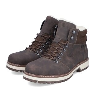 Rieker Winter Boots F8333-25 (Lace-up boots with lining) coffee brown Men