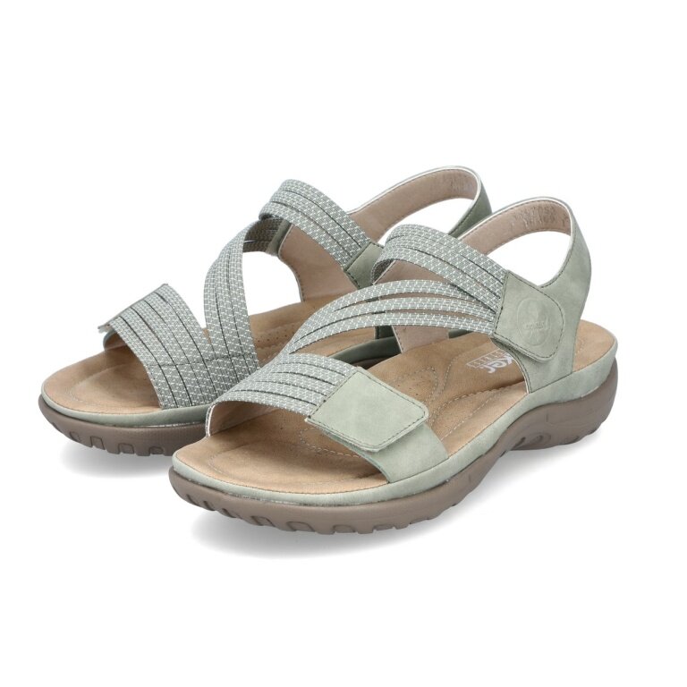 Rieker Sandal 64870-52 light green Ladies