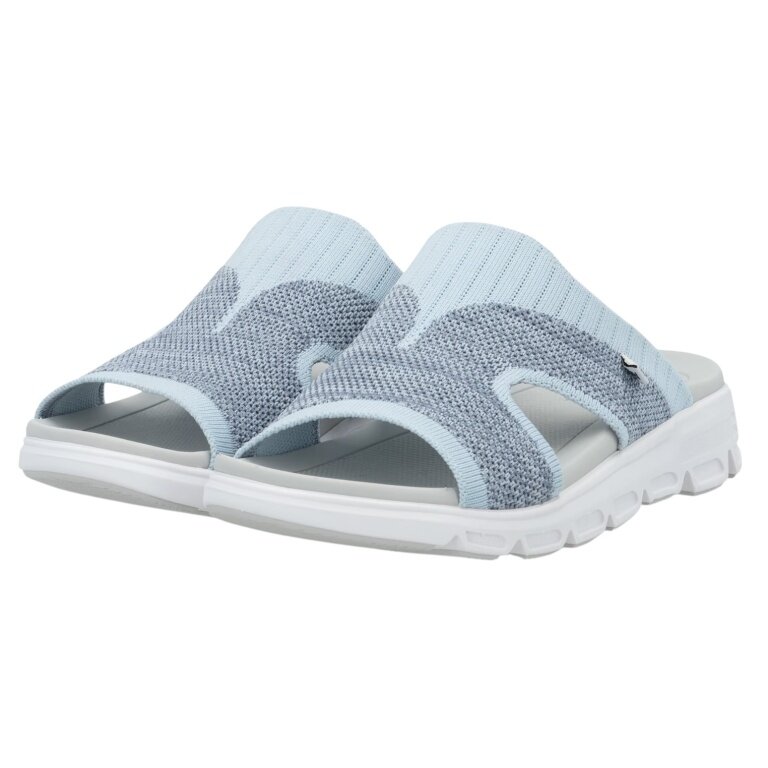 Rieker Sandal V8451 Slippers blue Ladies - 1 Pair