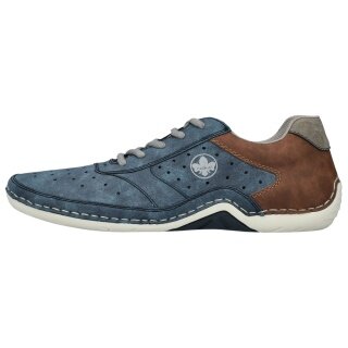 Rieker Sneakers 07506 (synthetic leather) blue/brown men's