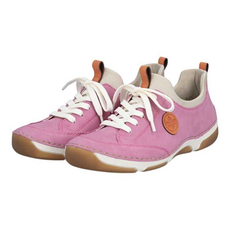 Rieker Sneaker 55950-31 (synthetic leather) pink ladies