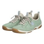 Rieker Sneakers 55950-52 (synthetic leather) mint green ladies