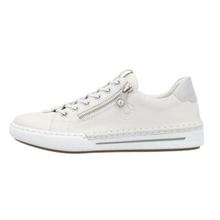 Rieker Sneakers (Smooth Leather) L7250 White Ladies