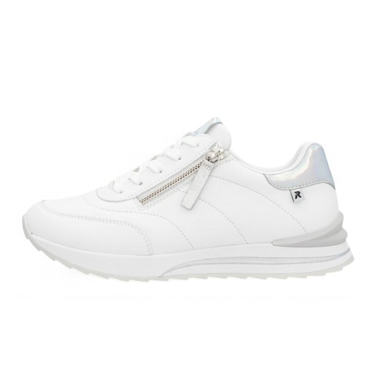 Rieker Sneakers (Smooth Leather) W2402 White Ladies
