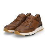 Rieker Sneaker Evolution (Smooth Leather, Lightweight Sole) U0900-24 Brown Men's