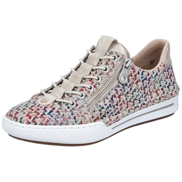 Rieker Sneakers (Suede) L7255 multi-coloured/white ladies