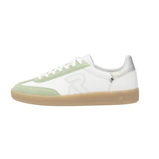 Rieker Sneakers San Diego (smooth leather) white/mint ladies
