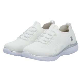 Rieker Sneakers (Textile) M5074 white Ladies