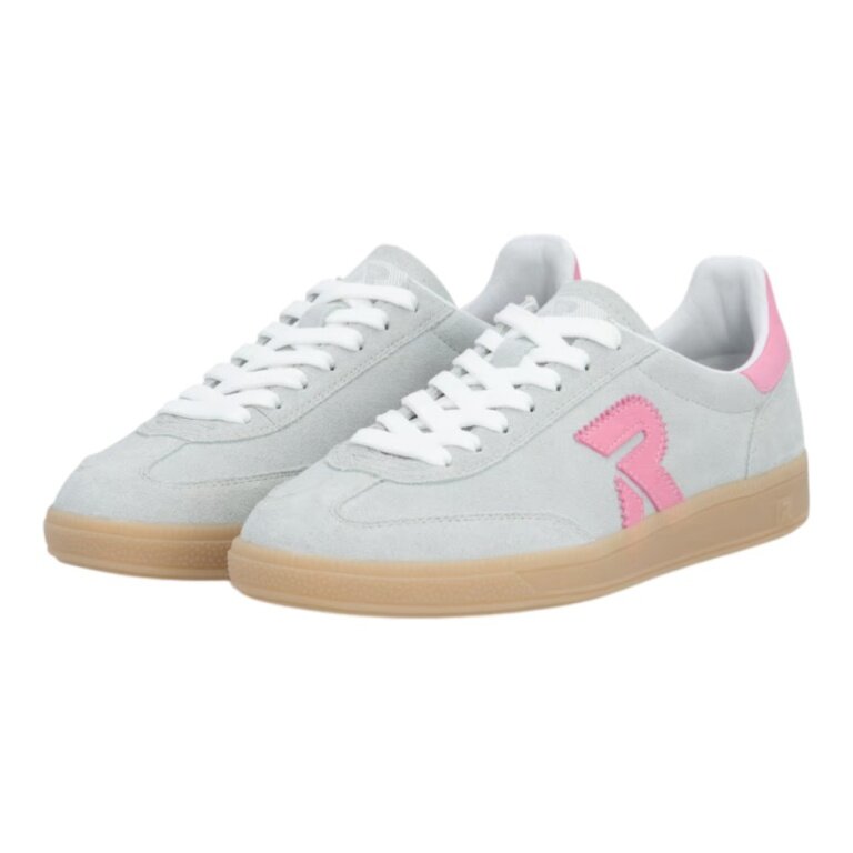 Rieker Sneakers San Diego (smooth leather) green/pink ladies