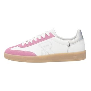 Rieker Sneakers San Diego (smooth leather) white/pink ladies