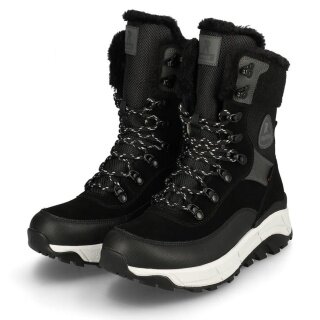 Rieker Winter Boots Evolution W0066-00 (Boots with side zipper and lining) black/gray Women