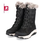 Rieker Winter Boots Evolution W0070-00 Suede (Boots with side zip and lining) black ladies
