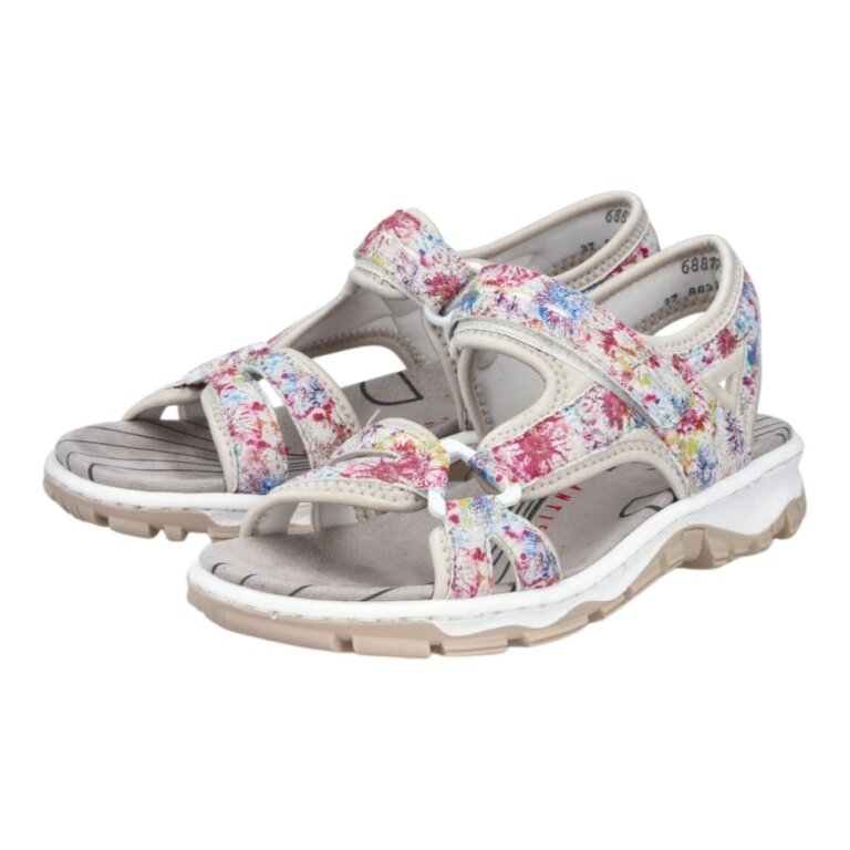 Rieker trekking sandals 68879-95 multicoloured ladies