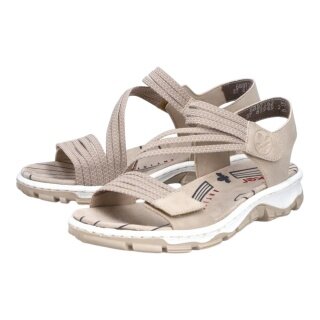 Rieker trekking sandals 68871-62 beige ladies