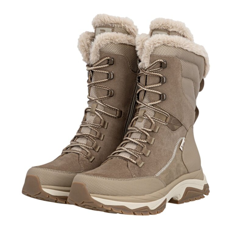 Rieker Winter Boots W3972-00 (Lace-up boots with lining, very warm) beige ladies