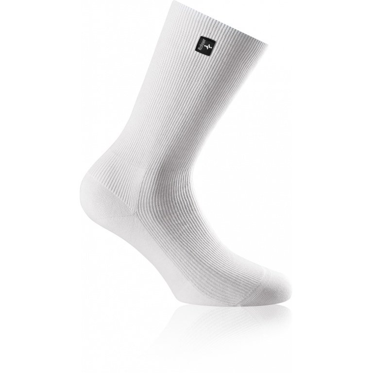 Rohner Daily Sock Crew SupeR White Men's Single Pair