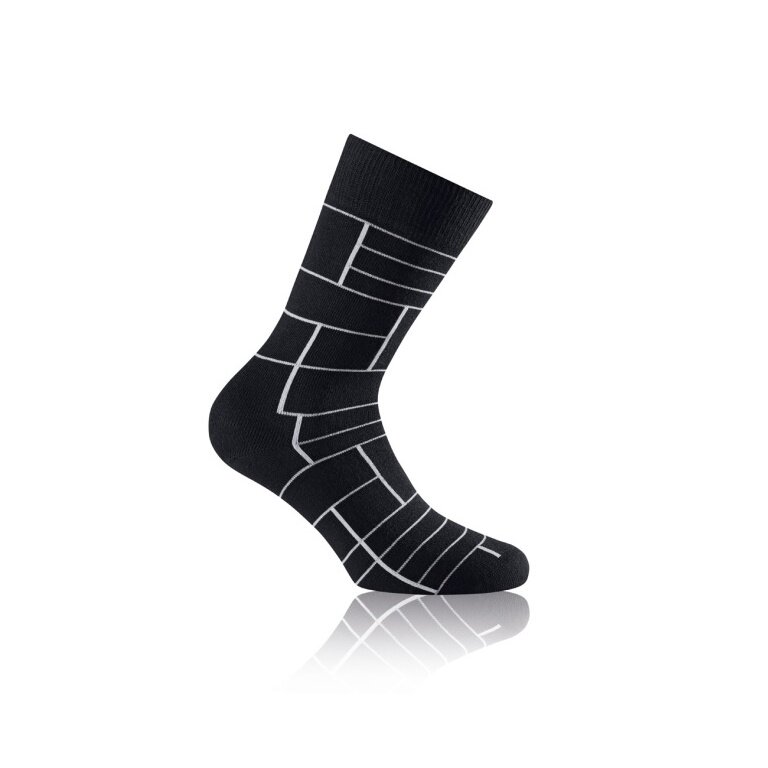 Rohner Day Sock Fashion black/white Men - 1 Pair