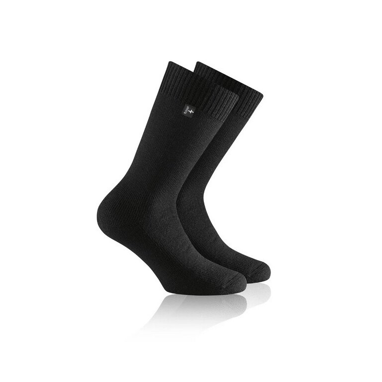 Rohner Work Sock Working Light (Wool Blend, Abrasion Resistant) Black Men - 1 Pair