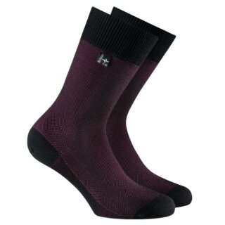 Rohner Business Socks Crew Capri Bordeaux Men - 1 Pair