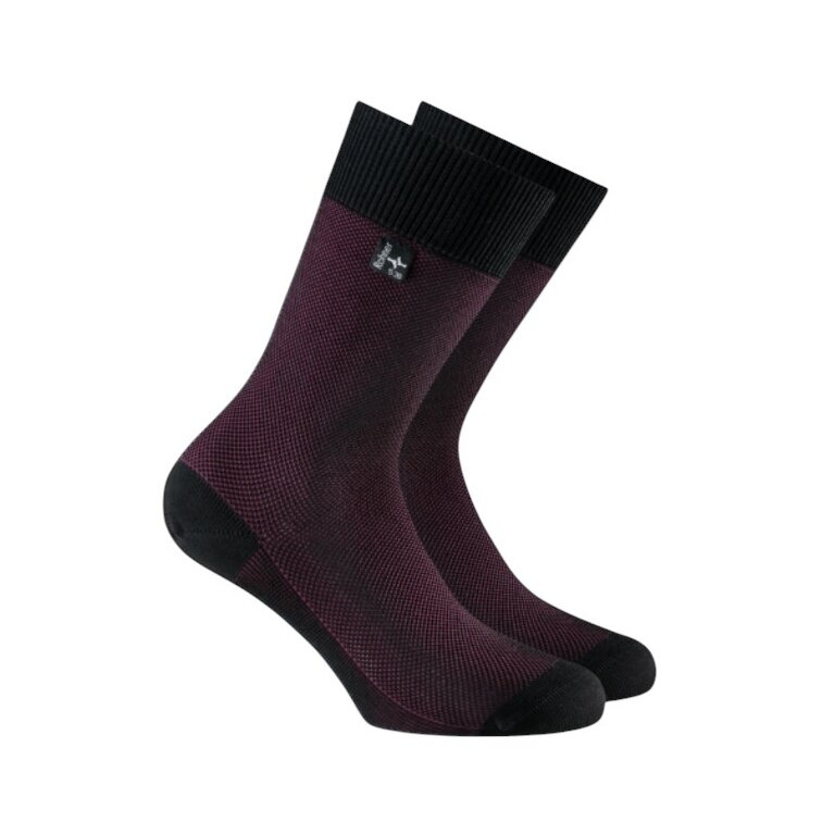 Rohner Business Socks Crew Capri Bordeaux Men - 1 Pair