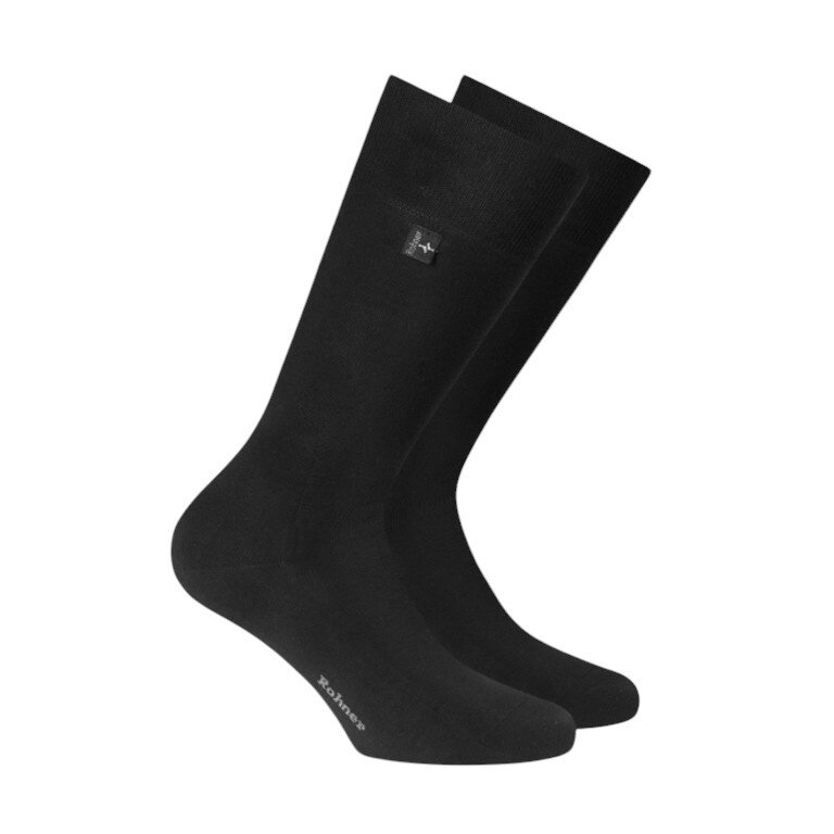 Rohner Business Socks Crew Delémont Black Men's Single Pair