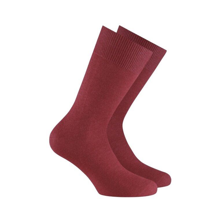 Rohner Premium Business Socks (Cashmere) red Men's - 1 Pair