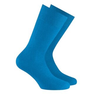 Rohner Premium Business Socks (Cashmere) Ocean Blue Men - 1 Pair