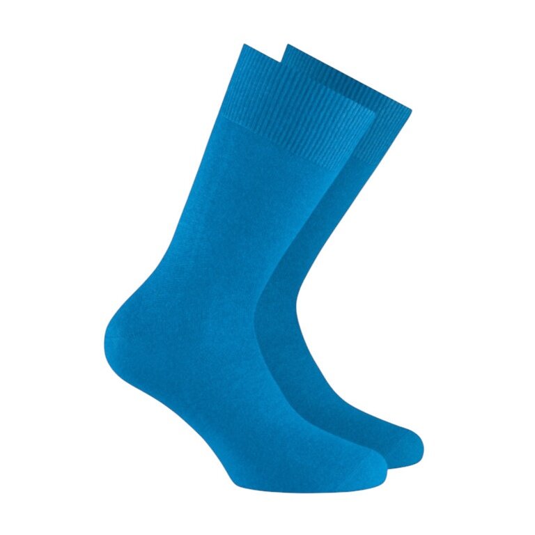 Rohner Premium Business Socks (Cashmere) Ocean Blue Men - 1 Pair