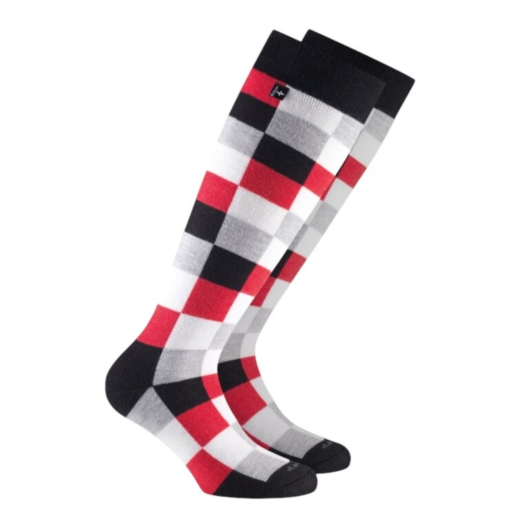 Rohner Ski Sock Carola (Wool Blend Fabric) red/multicoloured - 1 Pair