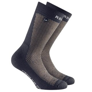 Rohner Trekking Sock Copper Trek Pro (antibacterial, maximum foot comfort) navy blue - 1 pair
