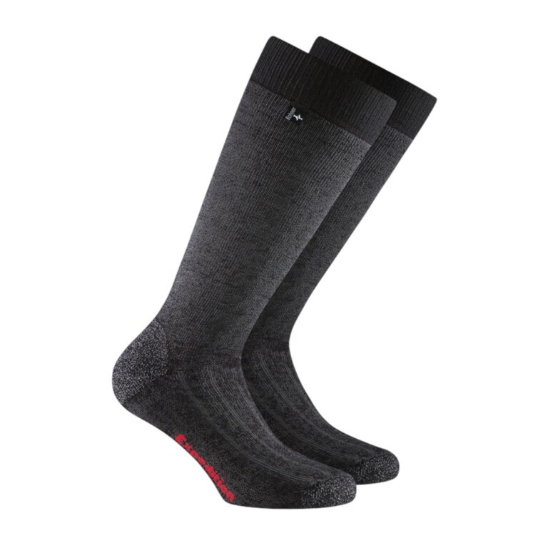 Rohner Winter Ski Socks Expedition (Merino Wool, warm) grey - 1 pair