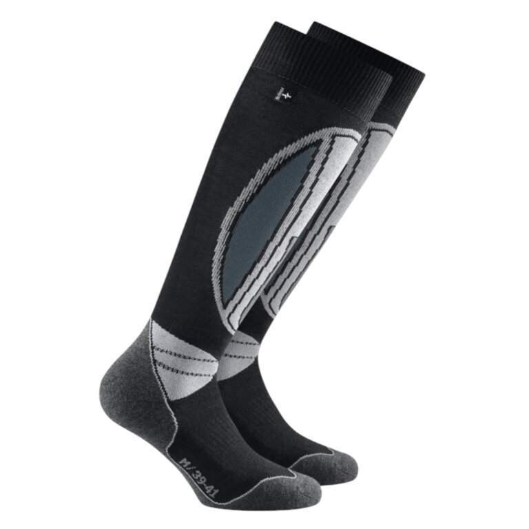 Rohner High Performance Ski Socks black/grey men's - 1 pair